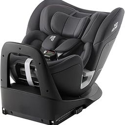 Britax Römer Swivel Baby Car Seat-Convertible (Front & Rear Facing)-6 Positions Recline-360 Degrees Rotation-Deep Side Wings for Maximum Protection-for 0 to 7Y (Upto 30 Kg) (Midnight Grey)-image-9