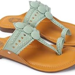 Sylish Comfortable Kolhapuri Design Flats for Womens & Girls Casual Stylish-image-20