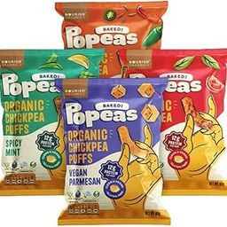 Nourish Organics Variety Chickpea Snack Pack – Baked Protein Puffs with 12g Protein | Made with Organic Ingredients | Vegan & Gluten-Free | Pack of 4 | Flavors: Spicy Mint, Tangy Taco, NYC Pizza, Vegan Parmesan-image-15