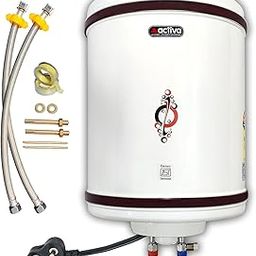 ACTIVA Storage 15 LTR. Storage 2 KVA 5 Star Hotline Geyser Special Anti Rust Coating Metal Body, HD ISI Element Crystal (Ivory) with Free Installation Kit adjustable outer thermostat 2 Years Warranty-image-27