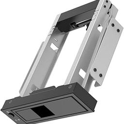 OSALADI Stainless Steel Hard Drive Tray 3.5 Inch Enclosure Ssd Adapter Portable Case-image-43