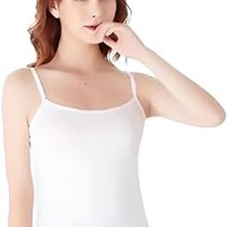 Camisole for Women, Premium Stretchable Fabric, SELF Fabric ADJESTABLE Spaghetti, Slim FIT, Non Padded-image-13