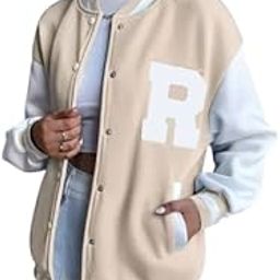 Stylish Long Sleeve Letterman Varsity Jacket for Women-image-5