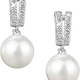 Pearl Studded Silver Plated Drop & Dangle Earrings Fashion Wear Stylish Jewellery Gift for Girls & Women (PX8E117)|Mothers Day Gifts for Mom-image-23