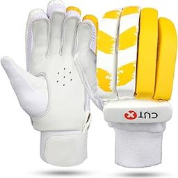 Cutx Cricket Batting Gloves Right Hand Gloves School 2.0 Gloves (Yellow, Youth)-image-12