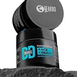 Beardo Daily Defence Face Cream for Men, 50g |Water-based Fast Absorbing Ultralight Moisturizer for face with Niacinamide & Vitamin E | Shield against Pollution-0