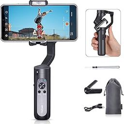 Hohem iSteady X - 3-Axis 259g Lightweight Smartphone Gimbal Foldable Handheld Pocket Stabilizer Youtuber Vlogger Live Video for iPhone 11 Pro Max X XS, Android-24