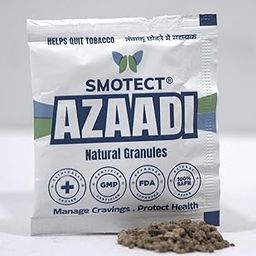 Azaadi | Anti Tobacco Cessation Granules | Nicotine-Free for Tobbaco Consumers | FDA Approved | Organic Tobacco Free | Gutkha Addiction Solution | Clinically Proven | Pack of 25-picture-19