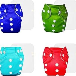 Dumbledo Lite Cloth Diaper with Cotton Insert (Pack of 4) | Soft & Gentle | Reusable & Washable | Travel Friendly | Designed by Moms | 3 Months – 2 Years | Unisex Baby-image-97