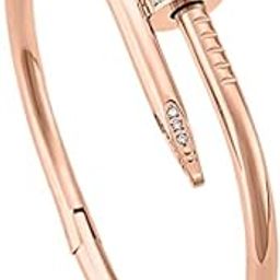 Nail Bangle Bracelet for Women - Gift for Girls & Women | Waterproof & Anti-Tarnish Bangle Bracelet-image-66