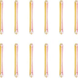 12 Pieces Perm Rods with Perm Rod Bands Cold Wave Rods Assorted Sizes Perming Curler DIY Hair Styling Beauty Salon Tools-image-12
