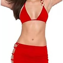 Women's Sexy Bra and Skirt Lingerie Set Babydoll Lingerie for Honeymoon Nightwear hot Beahwear Beach Party Lingerie Honeymoon/First Night/Anniversary Bridal Nightdress with Panty free size-image-36