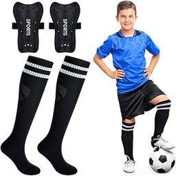 Proberos® Soccer Shin Guards and Socks for Toddler Kids Youth, Lightweight Soccer Shin Pads Protective Soccer Gear for 5-10 Years Old Children-6