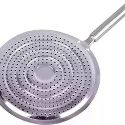Zoov Stainless Steel Papad Roaster, Baigan Bharta Grill, Phulka Grill for Gas Stove, Roti Jali, Mesh Griller, Tandoor Roster (New Roster)-image-4