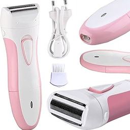 Women's Painless Shaver 2 in 1 Rechargeable Double Razor For Wet & Dry Bikini Line Hair Trimmer, Under Arms & Legs-13