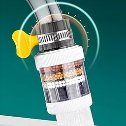 SKADIOO Multilayer Tap Filter | 5 Layer Activated Carbon Water Purifier for Kitchen and Bathroom Faucets-image-69