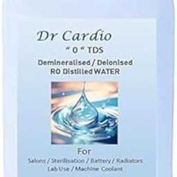 Dr. Cardio Ultra Pure Distilled Water - "0" TDS 5L | Double Distilled Perfection for Inverter Batteries, Radiators, Makeup Remover, DIY Cosmetics, Salons, and Dental Use (5L)-10