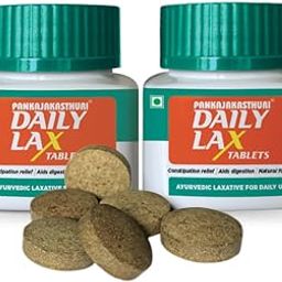Pankajakasthuri Daily Lax Ayurvedic | Digestive Support | Constipation Relief | Reduce Inflammation | 30 Tabs - Pack of 2-picture-17