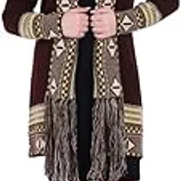 hautemoda Women Winter Wear Long Front Open Sweater Shrug-picture-37
