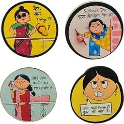 Expleasia Wooden Fridge Magnets for Home & Kitchen | Gift Items| Refrigerator Decorative Magnet | Funny Magnets| Kitchen Funny Magnets-image-89