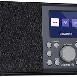 MangoKit MD3 DAB/DAB+ and FM Portable Digital Radio, Bluetooth Speaker, Headphones, 40 Preset Stations, Alarm Clock and Clock, Snooze Timer, Colour Display, Batteries and Mains Powered (Dark Grey)-image-35
