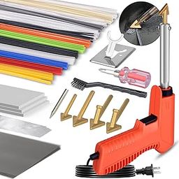 FGRSRZ 120W Plastic Welder, 5 Tips 3 in 1 Plastic Welding Kit, Plastic Repair Kit With 106pcs Welding Rods, 2-Speed Portable Gun Style Bumper Repair Kit For Plastic Welding, Car Bumper, Kayak Repair-image-62