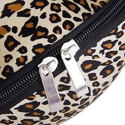 ATORSE Portable Silicone Invisible Bra Underwear Lingerie Case Bag Leopard Print-picture-6