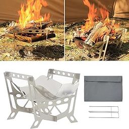CALANDIS™ Outdoor Wood Fire Stove Grilling Holder Fire Pit for Barbecue BBQ | Stoves | Stoves, Ovens & BBQs | Cooking Supplies | & Hiking-image-83