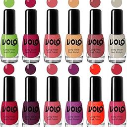 Volo Boss of Gloss Nail Polishes Set of 12 Pcs Infinite Collection(Green, Magenta, Peach, Nude, Tan, Nude, Corals, Wine, Pink, Plum, Coral, Pink) 60 ML-95