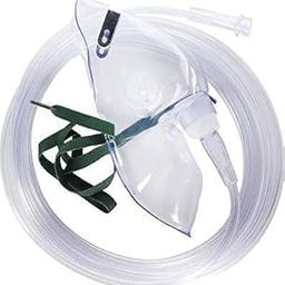 DEBIK® Adult Oxygen Mask Inhaler Accessories Mask Tube with Adjustable Oxygen Concentration Brand: DEBIK(PACK OF 2)-0