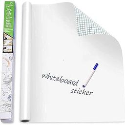 Self-Adhesive White Board Wall Sticker, Removable Whiteboard Wallpaper for School, Office, College, 45x200cm-picture-19