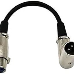 MERISHOPP® 2x1ft XLR Female to Right-Angle Male Microphone Audio Extension Cable|Musical Instruments & Gear | Pro Audio Equipment | Cables, Snakes & Interconnects-image-62