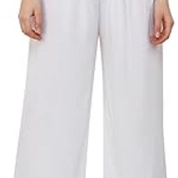 ARYANSH Shoppe Rayon Palazzo for Girls | Traditional Ethnic Wear Palazoo for Women Stylish Latest | Relaxed Fit Bottom Wear Casual Palazo for Woman & Girls Color, Size XXL,(White)-image-79