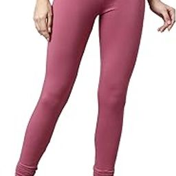 Women Purples Mid Rise Solid Cotton Ankle Length Legging-image-60