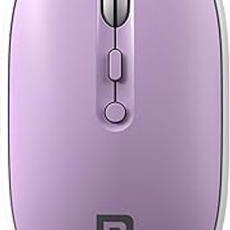 Portronics Toad II Bluetooth Mouse, with Bluetooth 5.0 & 2.4 Ghz Dual Wireless Connectivity, Rechargeable Battery, Adjustable DPI up to 1600 Compatible with Laptop, MacBook, PC (Purple)-15