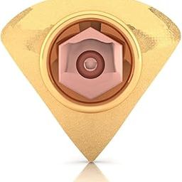 14KT (585) Yellow Gold Unique Hexagonal Stud Earring For Men - 0.28 Grams (Single Piece)-image-38