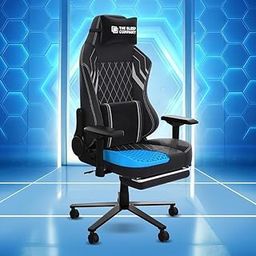 The Sleep Company Xgen Pro Gaming Chair | Ergonomic Gaming Chair | 180 Recline° | Leg Rest | 4D Armrests | 2 Years Warranty | Grey-image-59