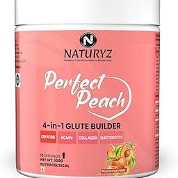 NATURYZ Perfect Peach 4-in-1 GLUTE BUILDER | Micronized Creatine Monohydrate for Women | Booty Gain Collagen | Vegan BCAA 2:1:1 | Electrolytes | Increase Lean Muscle Mass Gain – 100g (Peach Flavour)-22