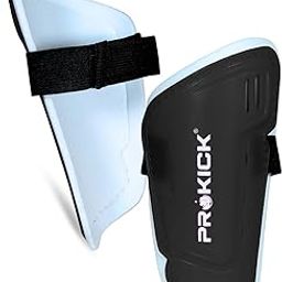 Prokick ProtecX Football Shinguards|Soccer Shin Guards with Adjustable Straps for Boys Girls Teenagers Adults|Ideal for Football Games Matches, Training, Skateboarding, Cycling|Black - Senior-image-45