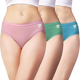 Women Bikini Panty | Cotton Spandex Underwear | Anti Bacterial, Flexi Stretch, Quick Dry Women's Medium Coverage with Concealed Waistband-image-93
