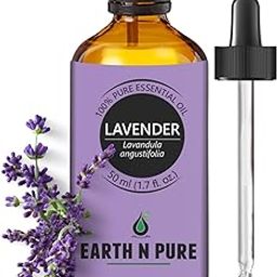 Earth N Pure Lavender Essential Oil Natural and Therapeutic Grade with Glass Dropper - 50 ml-picture-37