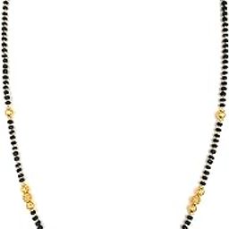 Traditional Tanmaniya Designer Mangalsutra Black Beads Short Chain For Women-image-22