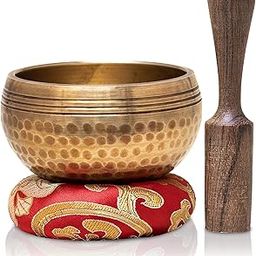 Tibetan Singing Bowls Set~ Meditation Sound Bowl hand Hammered in Nepal For Yoga, Meditation, Mindfulness, Healing & Chakra balancing~-image-81