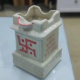 The Mug factory SRORE Ceramic Ash Tulsi Temple Indoor-image-5