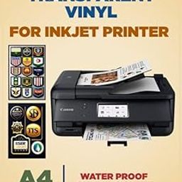 Print on Gift A4 TRANSPARENT SHEET/GUMMING SHEET/SELF ADHESIVE FOR STICKERS & POSTERS (Pack Of 100Pc)-image-54