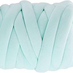 MERISHOPP®0.55lbs Chunky Yarn Giant Yarn for Blanket Mat Crochet DIY Throw Pillow Water Green|250g Chunky Yarn|Crafts-image-30
