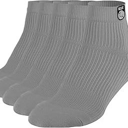 KUE Graduated Compression Socks | Women & Men|Fitness & Improved Blood Circulation, Pain Relief|Sports, Office, Running, Recovery|Ankle Length |Combo Pack of 5|Grey - S/M-image-86
