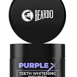 Beardo PurpleX Teeth Whitening Powder, 50g | Stain Removal and Teeth Whitening Solution | Enamel Safe | Prevents Bad Breath | With Papain and Bromelain Enzymes for Stain removal | Peroxide Free-10