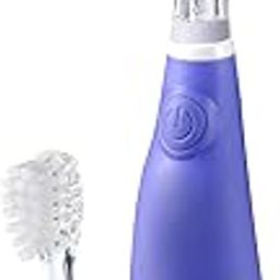 LuvLap Joy Baby Sonic Infant and Toddler Electric Toothbrush for Ages 0-3 Years (Purple)-4