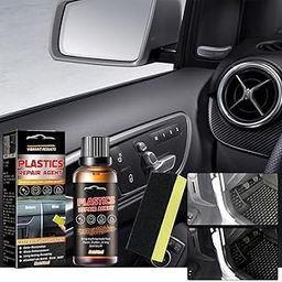 KESI ORNAMENTS 1 Pc Car Plastic Restorer Black, Resists Water, Uv Rays & Dirt with Black Trim Restorer, Ceramic Plastic Coating & Hydrophobic Trim Coating, Highly Concentrated,50 Ml with Sponge-image-71